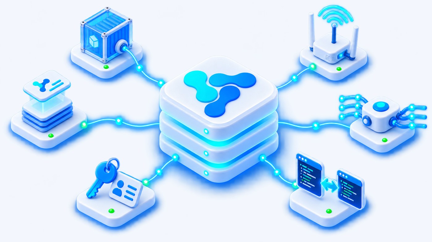 Vision Smart Platform connectivity: containerized protocol services, LoRaWAN gateway, message broker, paired CODEC editors and enrollment templates